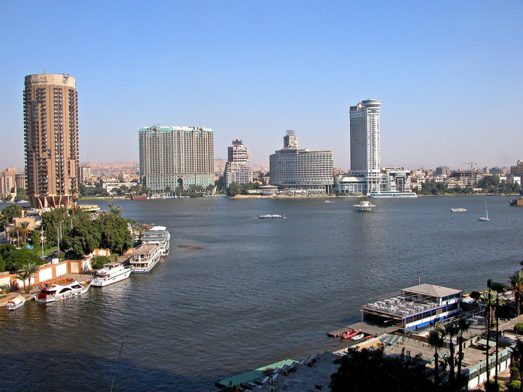 View of the Nile River and Cairo, Egypt. 27 September 2004. Photo Credit: Dennis Jarvis from Halifax, Canada