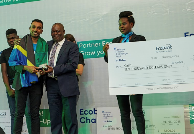 Ecobank announce Winners of 2018 Fintech Challenge