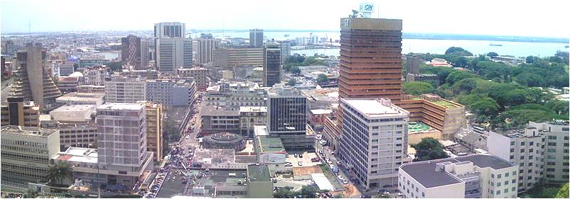 Abidjan is the Ivory Coast's largest city and its economic capital. 20 April 2008. Photo credit: Author: Zenman+ Marku1988. Wikipedia.org
