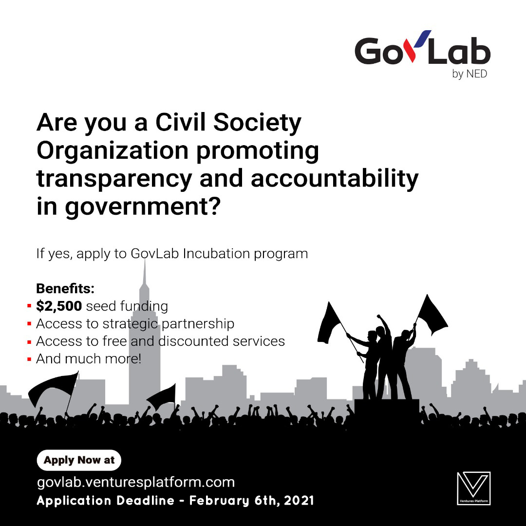 Ventures Platform Foundation launches applications for Gov Labs