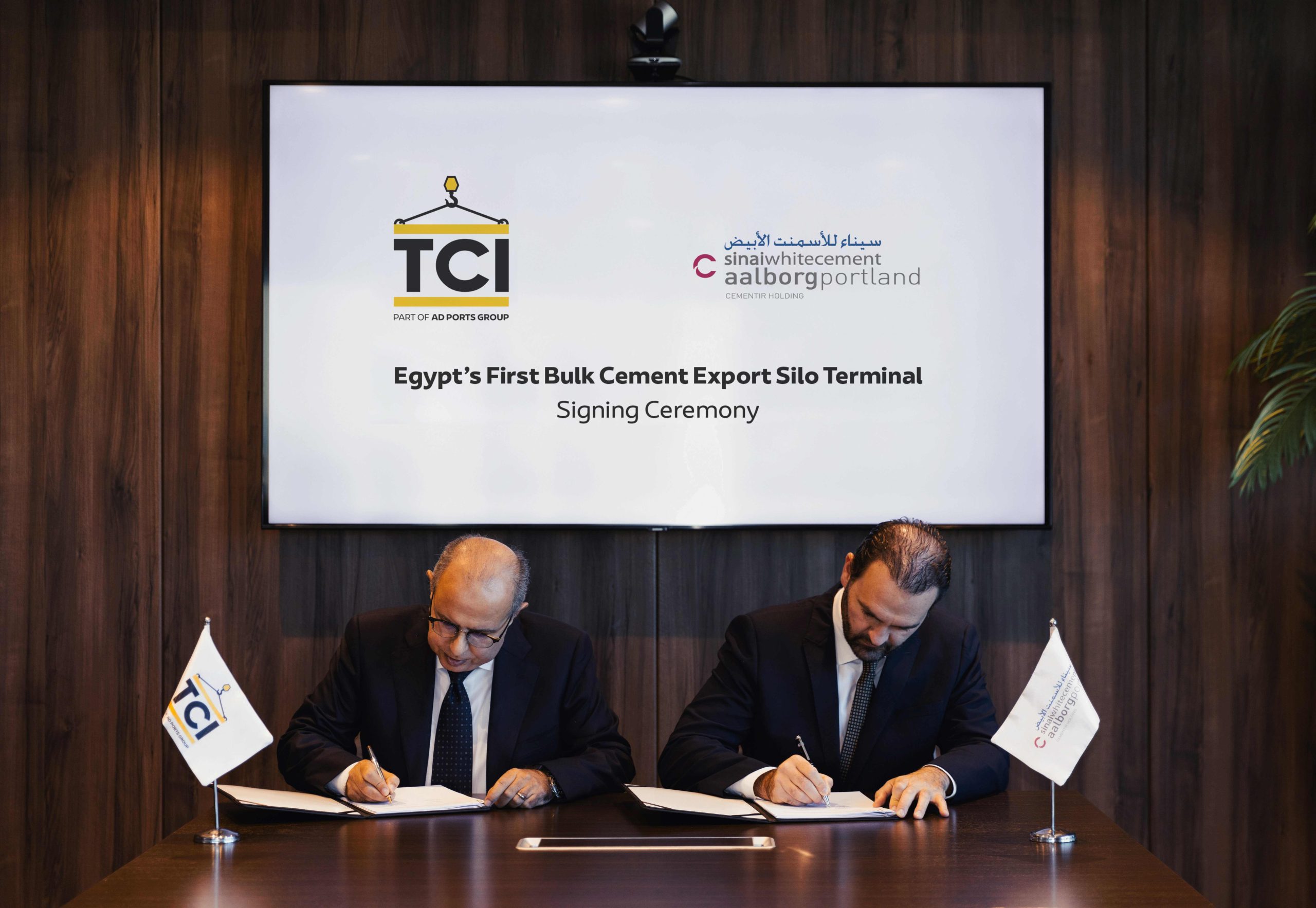 TCI Signs Agreement To Build And Operate Egypt’s First Bulk Cement Export Silo Terminal With Sinai White Portland Cement Company